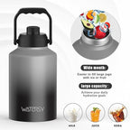 WATERSY 1 Gallon Water Bottle Insulated, BPA Free&Leak Proof, 128oz Stainless - Image 5