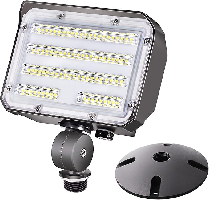 30W LED Flood Light with Knuckle, Outdoor Security Fixture Light with by SZGMJIA