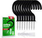 12 Pcs Ceiling Hooks for Hanging Plants by Etoolia