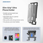 ARKON Mounts Adhesive Phone and Tablet Car and Truck Mount | Universal Phone - Image 3