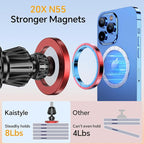 Kaistyle for Magsafe Car Mount【20 Strong Magnets】Magnetic Phone Holder for Car - Image 5