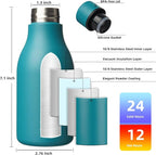 BJPKPK Insulated Water Bottles, 12oz Stainless Steel Metal Water Bottle - Image 3