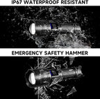 Rechargeable Flashlights High Lumens, Powerful Tactical Flashlights, 5 Modes - Image 6