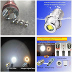 P13.5S PR2 LED Bulb Flashlight Replacement Led Conversion kit 2D 3D 4d Cell - Image 5
