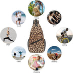 Leopard Print Crossbody Sling Bags - Image 5