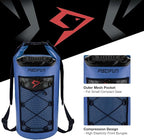 Piscifun Dry Bag, Waterproof Floating Backpack 10L/20L/30L/40L - Image 6