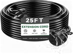 Blackcow Outdoor Power Extension Cord, 25 Ft, IPX6 Waterproof, Cold Weather & by Blackcow