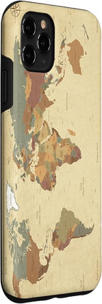 Globe Map Smartphone Cell Cover Gift World Map Pattern Phone Case - Image 3
