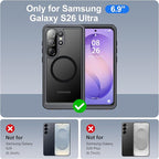 ANTSHARE IP68 Waterproof Case for Samsung Galaxy S26 Ultra - Image 2