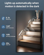 10inch Under Cabinet Lights, Wireless Closet Light, Motion Sensor, 1800mAh - Image 3
