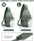 Capolo Sling Bag for Women Men Waterproof Crossbody Bags for Women Trendy - Image 3