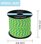 Paracord 240lb - Diameter 2mm Micro Utility Cord -3 Strand Parachute Spool Cord - Image 2