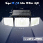 daphino 2500LM Solar Lights Outdoor - Image 8