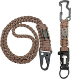 DDOUT Heavy Duty Paracord Lanyard 550 Paracord Braided Keychain - Image 7