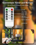 Homemory Rechargeable Tea Lights Flameless Candles - Image 7