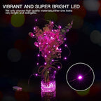 Brightown Valentine's Day 12 Pack Pink Led Fairy Lights Battery Operated String - Image 2