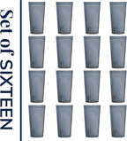US Acrylic Cafe Plastic Reusable Tumblers 20-ounce Water Cups in Grey | Value - Image 8