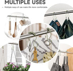 Bathway Sage Green Shower Curtain Hooks Shower Curtain Rings Rust Proof Sturdy - Image 6