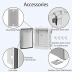 LeMotech Electrical Box, IP67 Waterproof Hinged Cover Stainless Steel Latch - Image 4