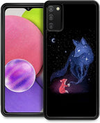 for Samsung Galaxy S20 FE Case, Galaxy Fox Wolf Pattern Graphic Design Girl Boy by FKBRCL4U