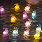 EXF Easter Decorations Bunny Pastel Fairy Lights, Battery Operated - Image 4