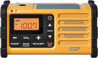 Sangean MMR-88 AM/FM/Weather+Alert Emergency Radio. Solar/Hand - Image 3