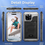 Mitywah Waterproof Case for iPhone 16 Pro, Shockproof Heavy Duty Case - Image 8