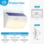 Peasur Solar Outdoor Lights, Motion Sensor Security Lights - Image 6