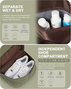 Gym Backpack for Women Waterproof Small Gym Bag - Image 4