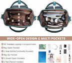 LOVEVOOK Leather Laptop Backpack - Image 2