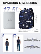 VASCHY Backpack for School, Lightweight Water Resistant Bookbag Casual Daypack - Image 2