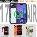Underwater Case for iPhone 17 Air 6.5", IP68 Waterproof Shockproof Full Body - Image 2