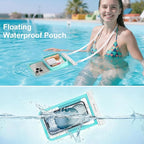 Niveaya 2 Pack IPX8 Waterproof Phone Pouch, Large Space Cell Phone Pouch - Image 2