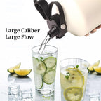 Water Bottle Insulated 32oz 40oz 64oz 128oz Straw Lid Spout Lid & 3 Lids - Image 7