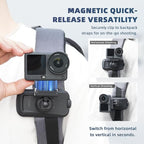 BRDRC Magnetic Backpack Mount for DJI Action 6 Nano, Quick Release Magnet Mount - Image 3