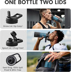 RAYMYLO Insulated Water Bottle 32 oz, Triple Wall Vacuum Stainless Steel - Image 5