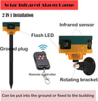 2Pack Solar Sensor Security Alarm Lights Outdoor, WONFAST 360° Motion Detector - Image 8