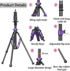 FreeSea Photography Aluminum Light Stand 83in/210cm, Travel Tripod - Image 6