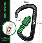 Rhino Produxs 12kN Heavy Duty Carabiner Clips, - Image 2