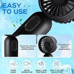 Rossesay 1 Pcs Mini Portable Fan Bulk Cute Handheld Lightweight Small Little - Image 3