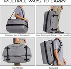 Haimont Large Waterproof Duffel Backpack Roll-Top Heavy Duty Dry Duffle Bag - Image 5