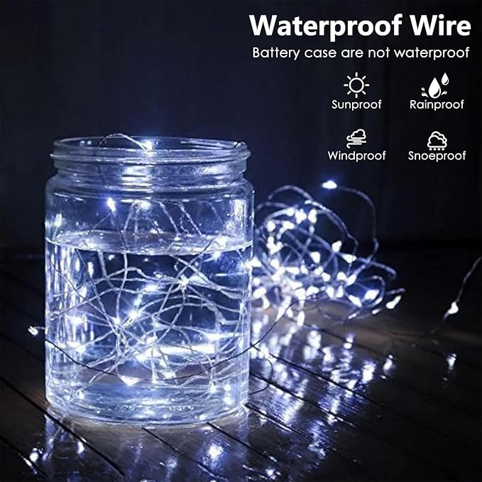 8-Pack Fairy Lights Battery Operated - Image 3