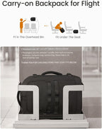 LOVEVOOK 40L Travel Backpack for Women & Men, TSA Approved Carry On Backpack - Image 3