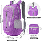 ZOMAKE 25L Ultra Lightweight Packable Backpack, Foldable Hiking Backpacks Water - Image 2