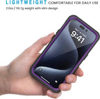 Lanhiem for iPhone 15 Pro Case, IP68 Waterproof Dustproof Shockproof Cases - Image 4