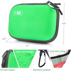 I GO 85 Pieces Hard Shell Mini Compact First Aid Kit, Small Personal Emergency - Image 2