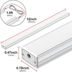 ASOKO Dimmable LED Under Cabinet Lights Warm White 2700K, 24V ETL Listed Plug - Image 4