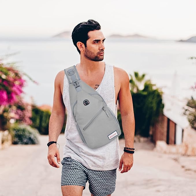 ZOMAKE Sling Bag, Small Crossbody Sling Backpack, Water Resistant Shoulder - Image 7