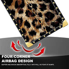 Compatible with iPhone 16 Pro Case, Seamless Gold Chain Leopard Luxury Golden - Image 7