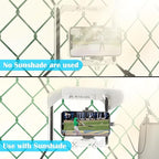 Cell Phone Fence Mount with Shade, Mounting Kit Works with iPhone, Mevo Start - Image 2